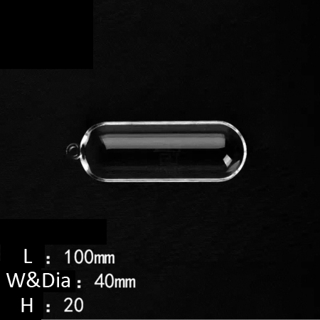 High Temperature Resistant Quartz Boat for CVD Furnaces 100x40x20mm